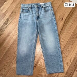 Rag & Bone Harlow Mid Rise Straight Jeans Size 30